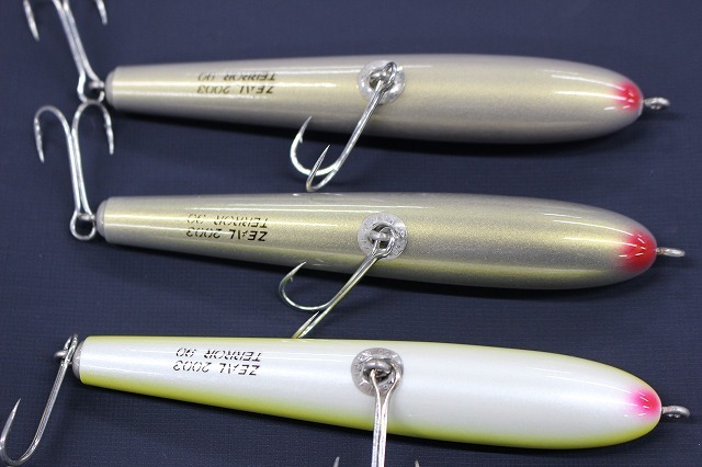 ☆ZEAL 2003 TERROR（テラー） 90 5/8OZ ルアー グリーン、パープル×2