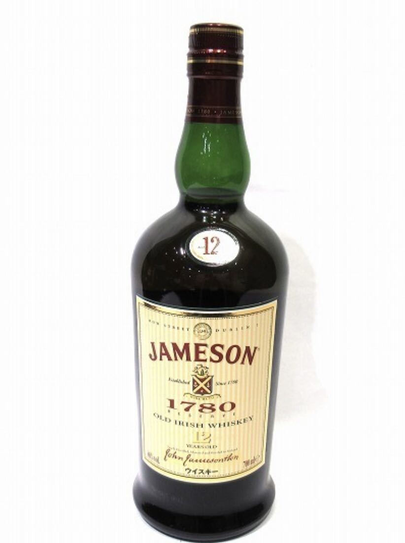  終売品 JAMESON 1780 12 years old ジョン ジェムソン 12年 40％ 750ml OLD IRISH WHISKEY(アイリッシュ)｜売買されたオークション情報、yahooの商品情報をアーカイブ公開 - オークファン アイリッシュ