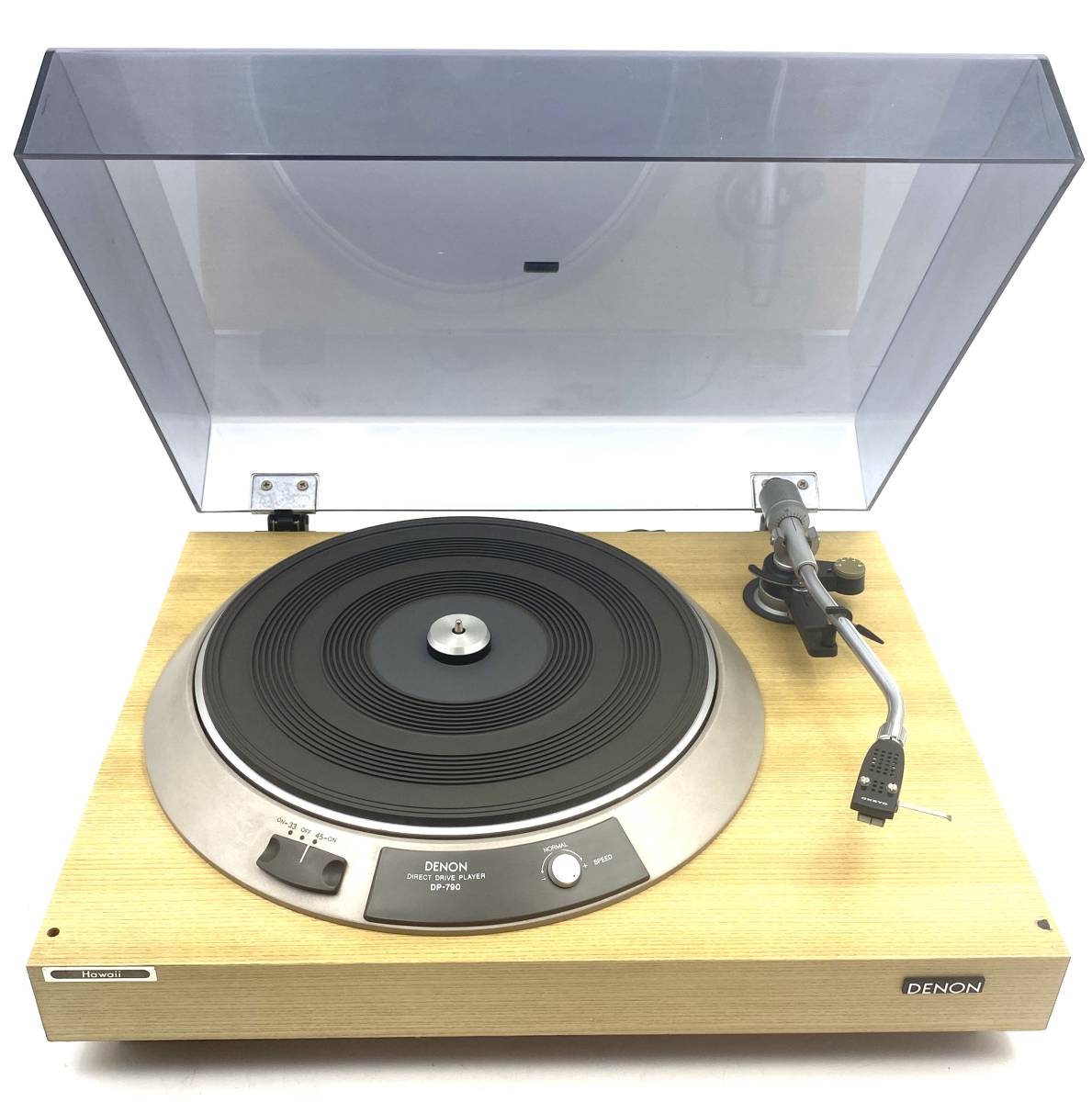 【動作極美品】 DENON デノン DP-790 レコードプレーヤー ダイレクトドライブ フルオート ターンテーブル Direct Drive DP-790W の兄弟機