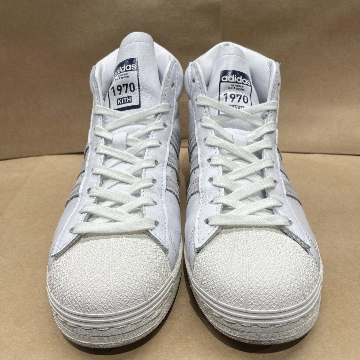 US8.5 26.5cm ADIDAS PROMODEL KITH FY3519 WHITE/GREY アディダス 