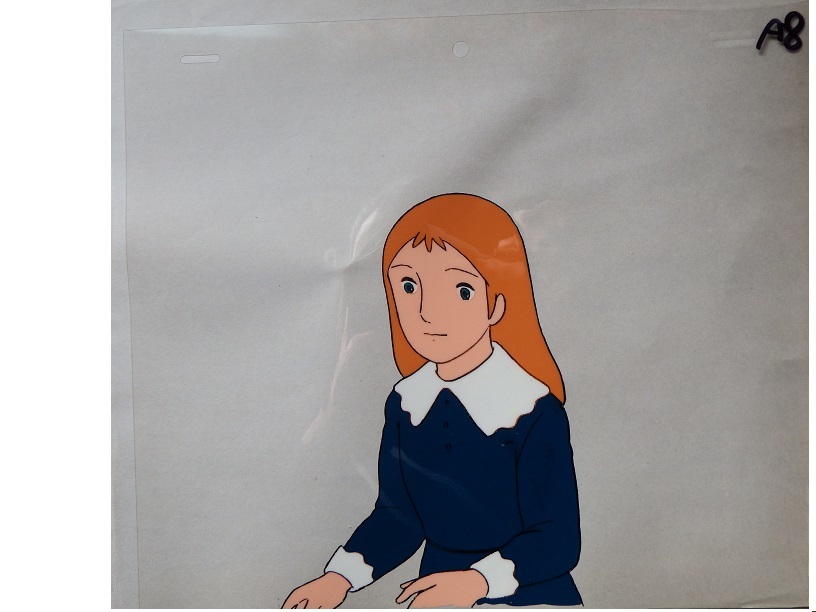名作劇場『ペリーヌ物語』のセル画。