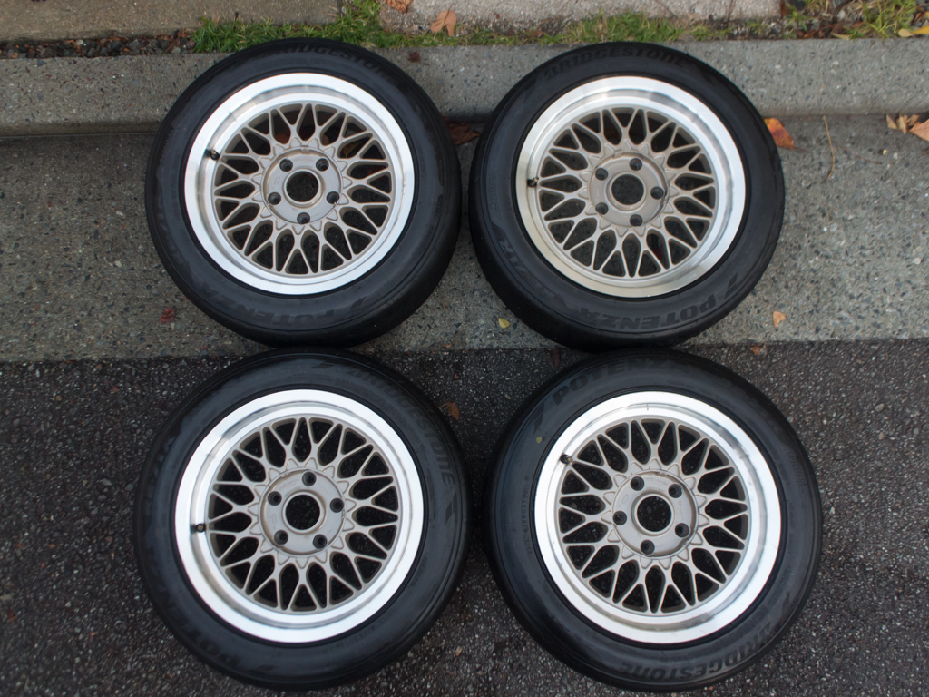 深リム！希少！】軽量 BBS RG 15インチ 7J 5穴 PCD114.3 オフセット+38  