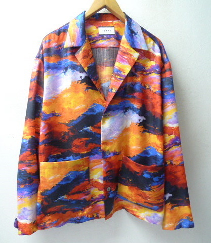 ◇TAAKK ターク 19ss 展示品 EVENING CAMOUFLAGE SHIRTS-JACKET アート