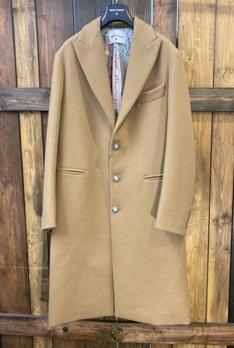 2021AW 新作 safari掲載 イタリア 製 FRONT STREET8 ベージュ ウール 