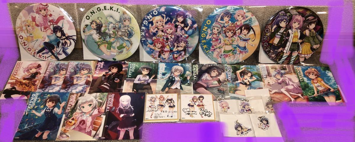 くじ引き堂 オンゲキR.E.D PLUSくじ 1回770円A.B.C.D 賞セット （複製 