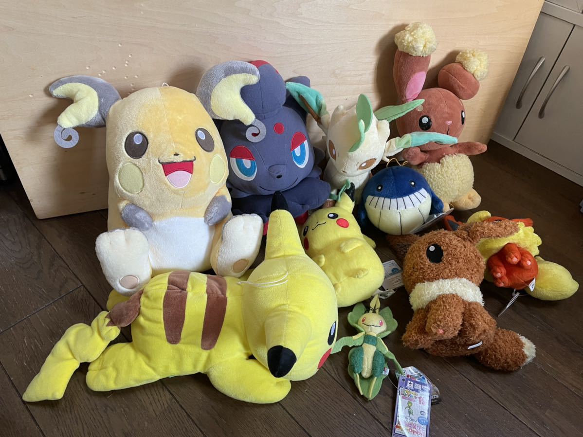 ジャンク ポケモンぬいぐるみ ピカチュウ ハハコモリ ゾロア リーフィア ミミロル ブースター など まとめて 現状渡し ポケットモンスター ポケットモンスター 売買されたオークション情報 Yahooの商品情報をアーカイブ公開 オークファン Aucfan Com