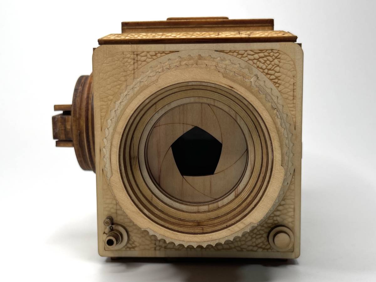 Hasselblad ハッセルブラッド風 中判フィルムカメラ 木工模型 ハンドメイド ウッド模型 Hasselblad 中判フィルムカメラ カメラ PME5 希少 800T