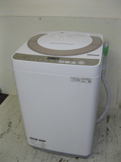 関東送料無料)シャープ・全自動洗濯機7kg・ES-KS70U-N・19年製(美品