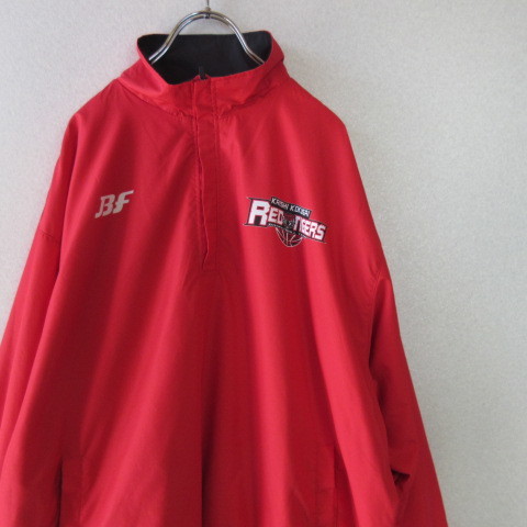 開志国際RED TIGERS バスケットボール ウォームアップウェア ○BULL FIGHT 極美品◇高校バスケ 強豪 開志国際高校 新潟 REDTIGERS