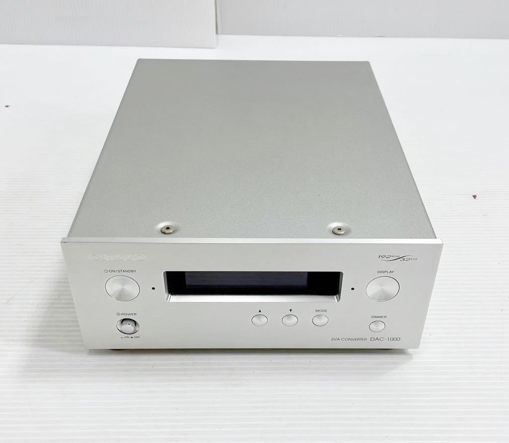  ONKYO オンキョー DAC-1000 D/Aコンバーター 音響機器 シルバー系 本体のみ(ONKYO)｜売買されたオークション情報、yahooの商品情報をアーカイブ公開 - オークファン ONKYO