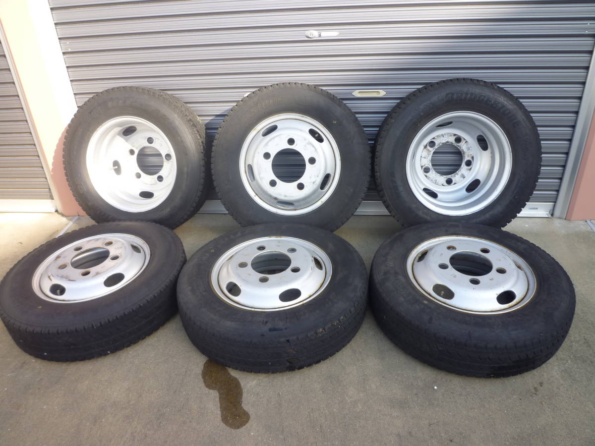 スタッドレス6本セット 185/85/16 エルフタイタンアトラス (タイヤ 