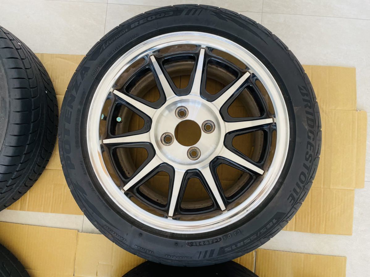 ビックエンドバレル１５インチ８J +２０PCD 100 Yahoo!オークション - エンケイ ビッグエンドバレル 15インチ 8J オフ