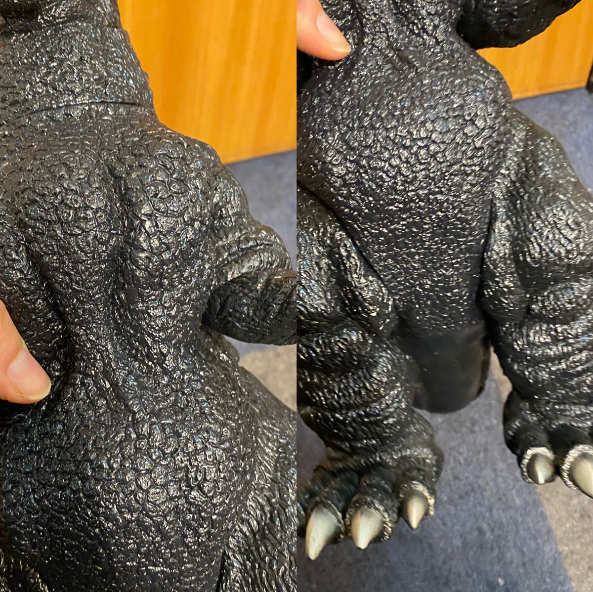 ゴジラ 特大 BANDAI バンダイ 東宝映画 1991年 ソフビ 全長約56cm 高さ 