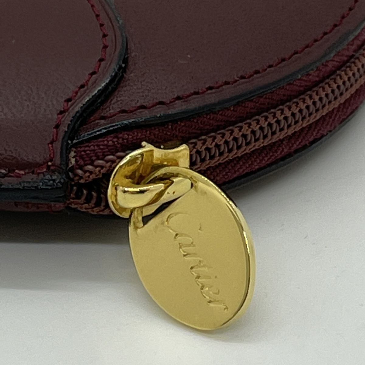 USED Cartier カルティエ マストライン ラウンド コインケース 