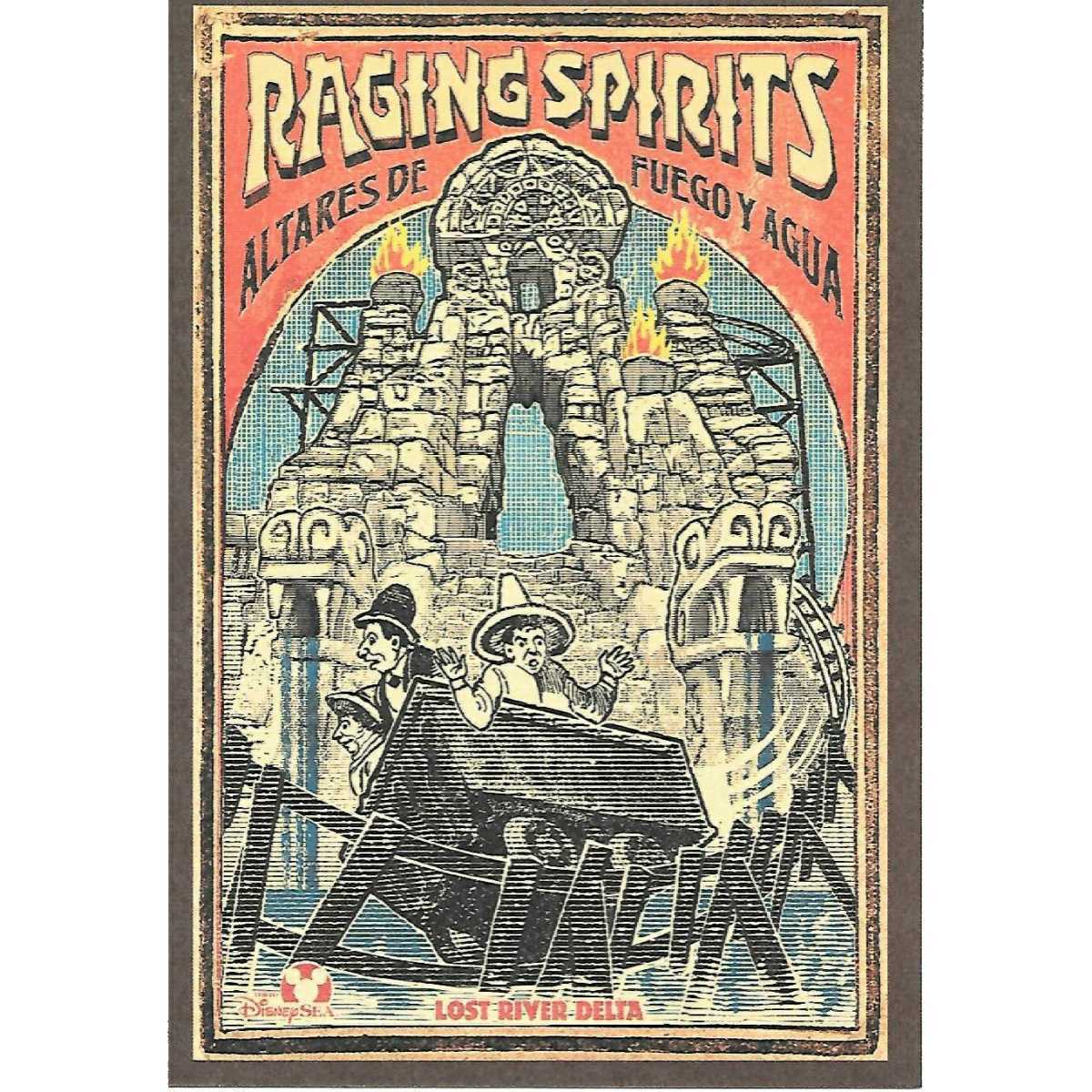 レイジングスピリッツ アトラクション ポスター ポストカード 東京ディズニーシー ロストリバーデルタ ディズニーリゾート その他 売買されたオークション情報 Yahooの商品情報をアーカイブ公開 オークファン Aucfan Com
