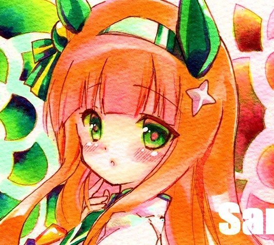 サイレンススズカ 手描きイラスト ウマ娘 プリティーダービー 振り向き ローアングル 直筆 原画 手描きイラスト 売買されたオークション情報 Yahooの商品情報をアーカイブ公開 オークファン Aucfan Com