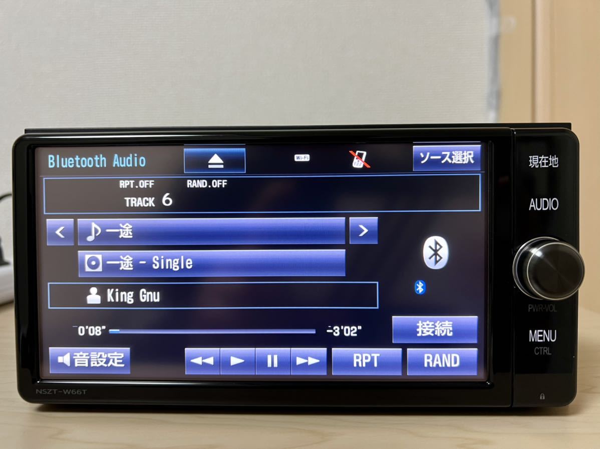 ☆送料無料！ トヨタ純正 SDナビ NSZT-W66T フルセグ DVD Bluetooth  
