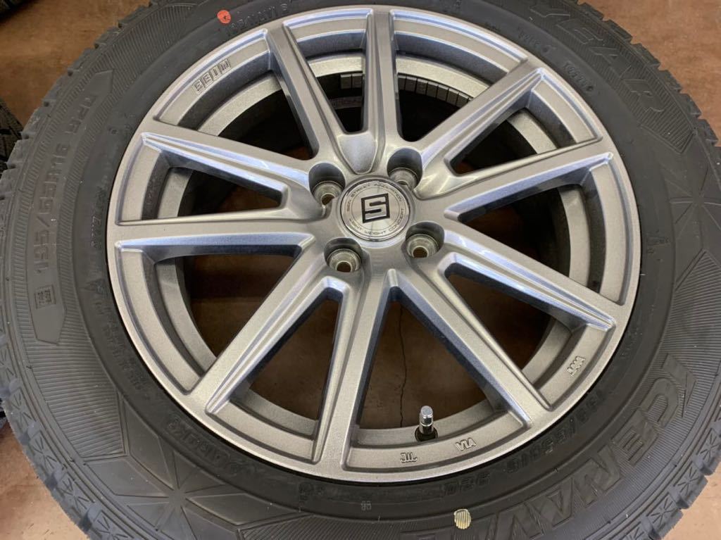 195/65R16 スタッドレス グッドイヤー NAVI6 アルミホイールセット 1 