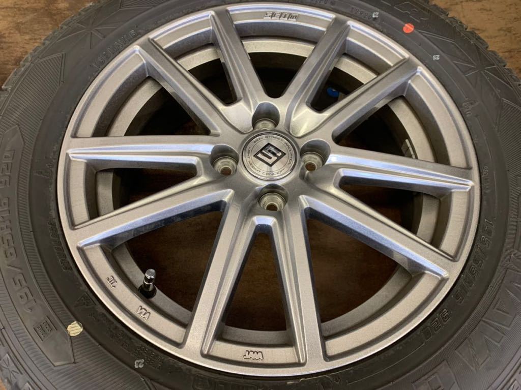 195/65R16 スタッドレス グッドイヤー NAVI6 アルミホイールセット 1 
