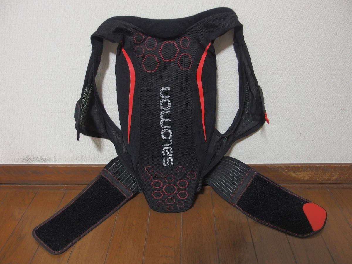 スキー バックプロテクター SALOMON サイズJS バックカントリーに適し 