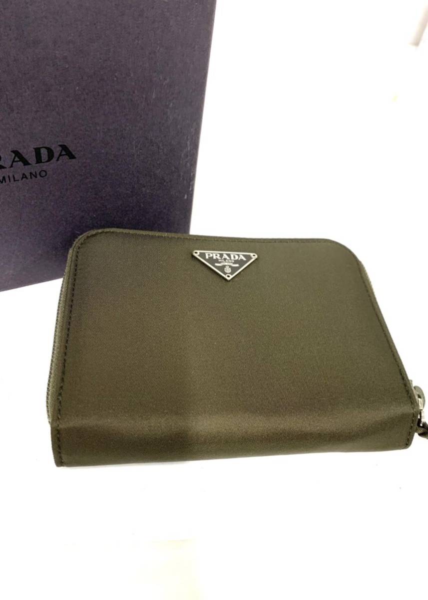 PRADA(プラダ) Saffiano round zipper long wallet サフィアーノ