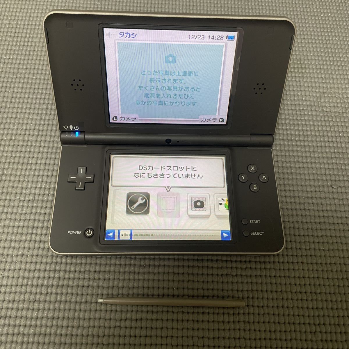 美品 動作品◇ニンテンドーDSi LL ダークブラウン 本体、タッチペン 