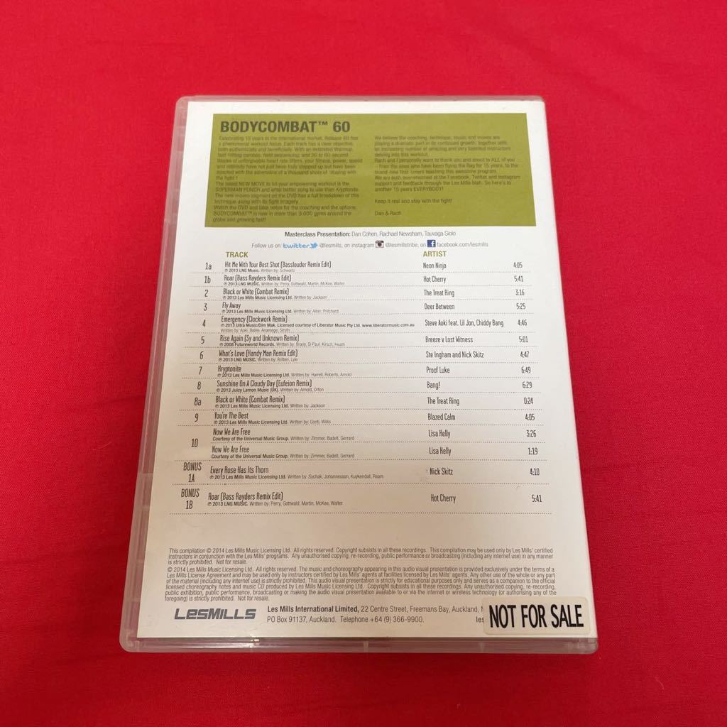 レスミルズ ボディコンバット 60 DVD CD 英語テキスト Les Mills 