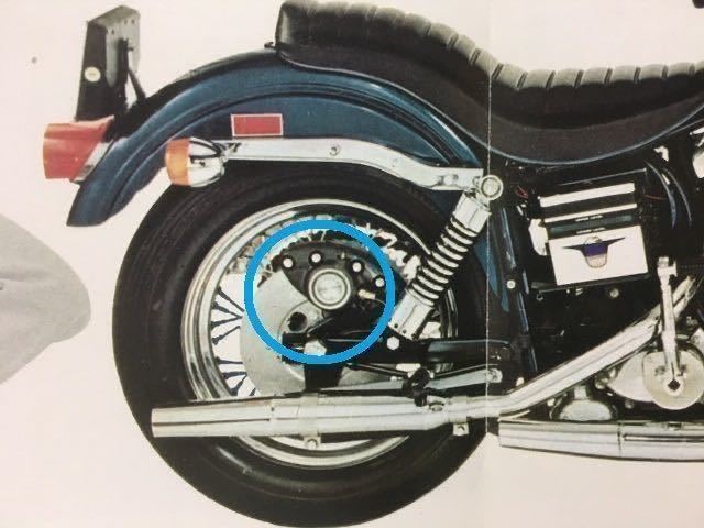 AMF Harley-Davidson ブレーキキャリパーデカール 本物 純正 当時物 