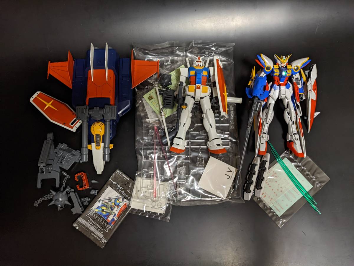 得価，お得 BANDAI ガンプラ 1/100 MG 素組セット① 同梱不可(完成品)｜売買されたオークション情報、yahooの商品情報をアーカイブ公開 - オークファン 完成品