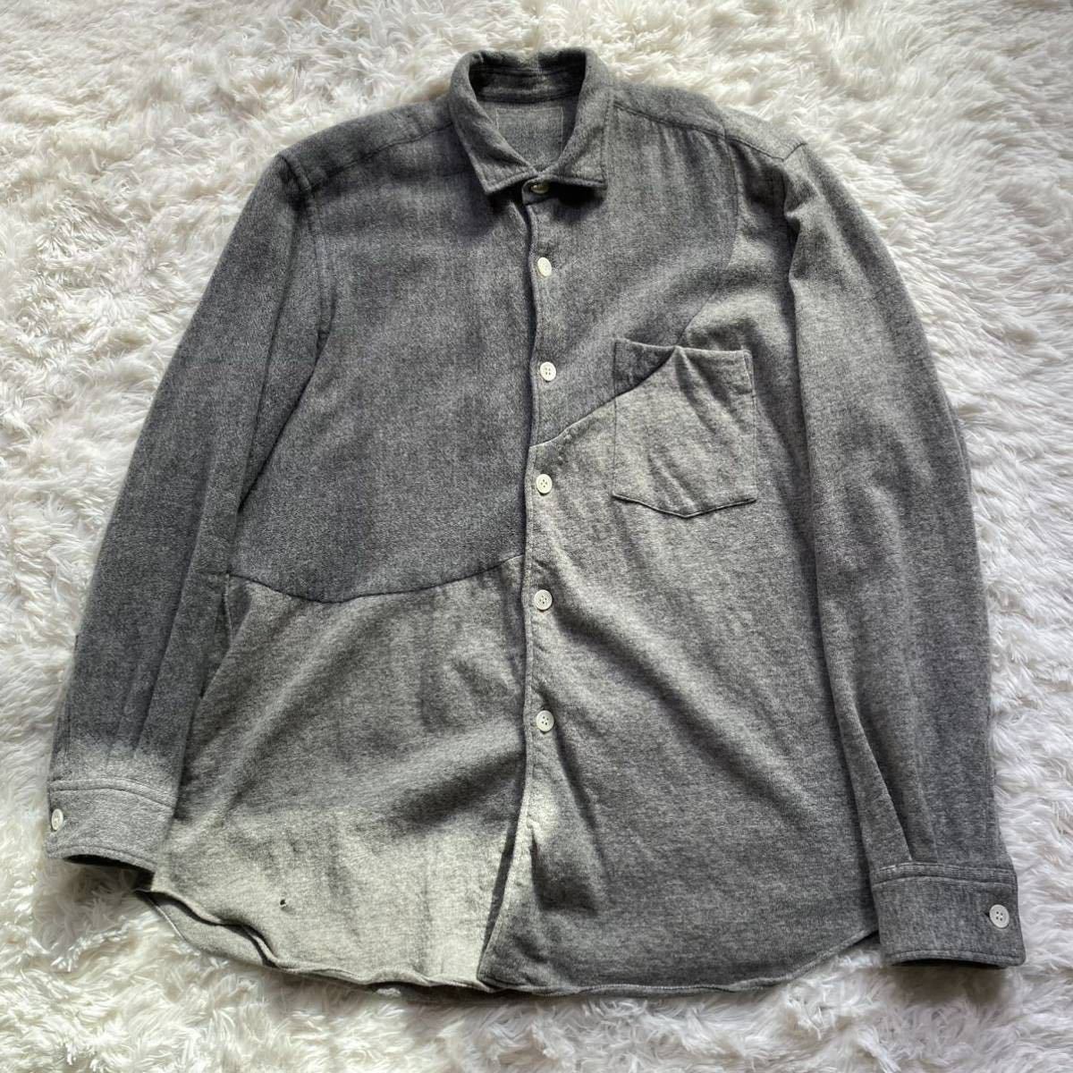 超希少 COMME des GARCONS コムデギャルソンオム ◎縮絨 ◎切り替え 
