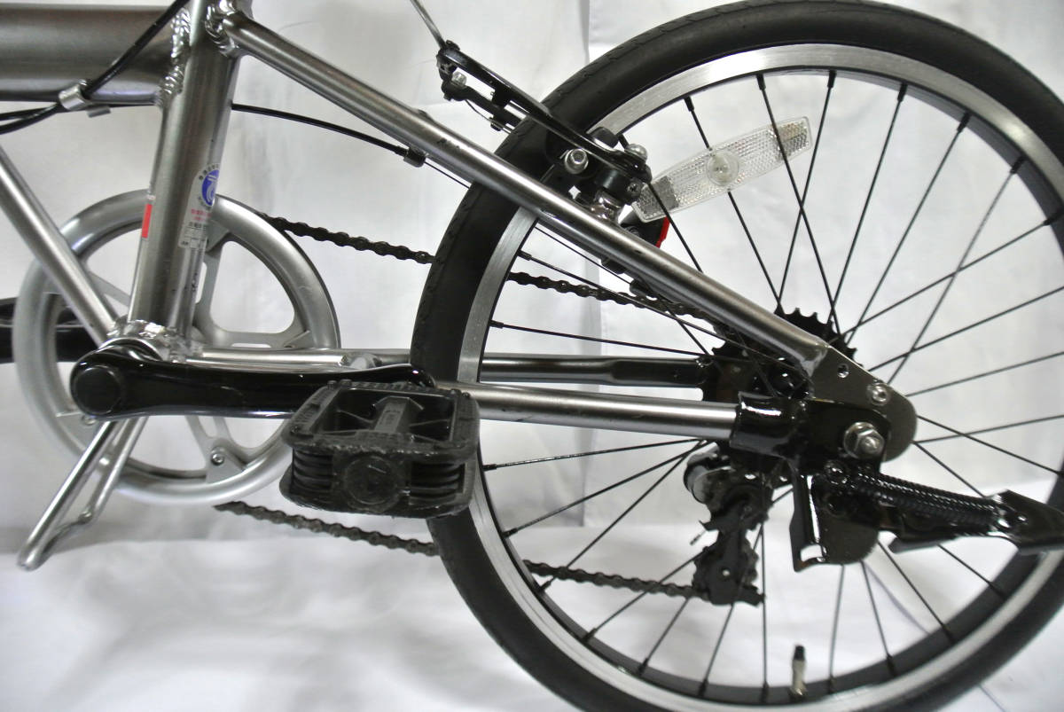 折りたたみ自転車 / ミニベロ ALVLAYZ 6061HEATECH★中古★ ☆ 1円～【ALVLAYZ】 ※ 6061 HEATECH 折り畳み自転車 6速 16-20インチ