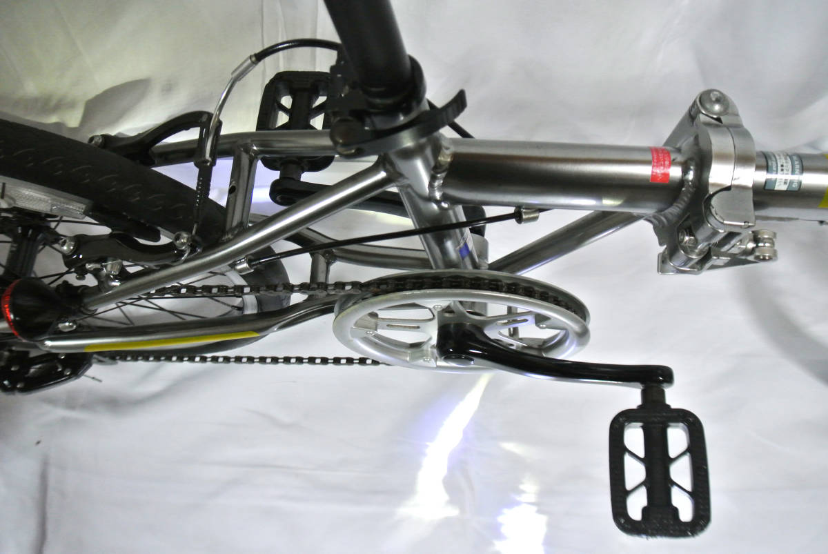 ☆ 1円～【ALVLAYZ】 ※ 6061 HEATECH 折り畳み自転車 6速 16-20インチ
