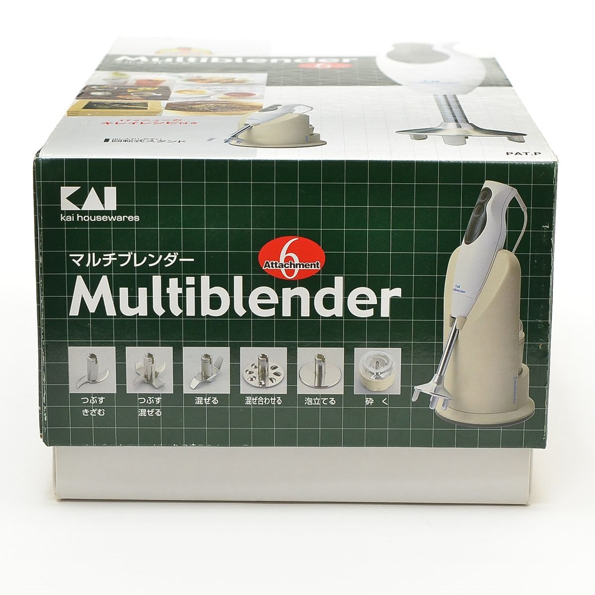 ▽419056 未使用品 KAI 貝印 マルチブレンダー DK-5033 Multiblender 6アタッチメント ハンドミキサー_3