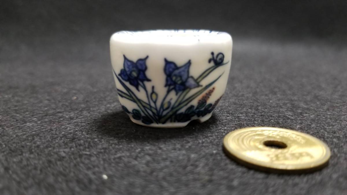 美術品・アンティーク・コレクション 石田祥石 楕円 盆栽鉢