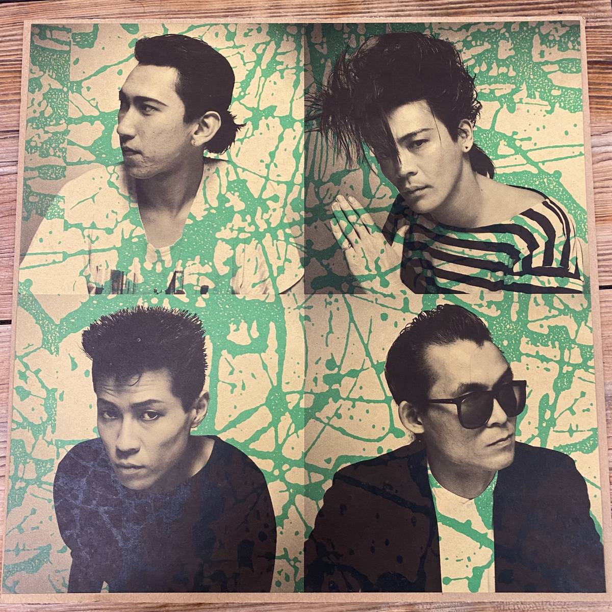 BOWY / GIGS JUST A HERO TOUR 1986 LP アウター付 ピンナップ2枚