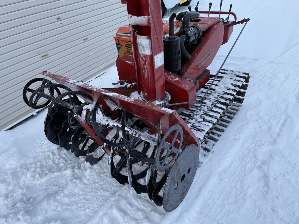 旭川発ワドー 除雪機 ディーゼルエンジン20馬力動作確認済み(除雪機 