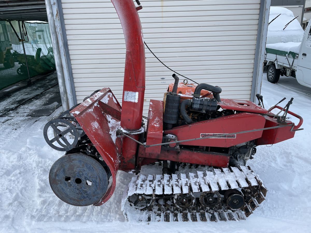 旭川発ワドー 除雪機 ディーゼルエンジン20馬力動作確認済み(除雪機 