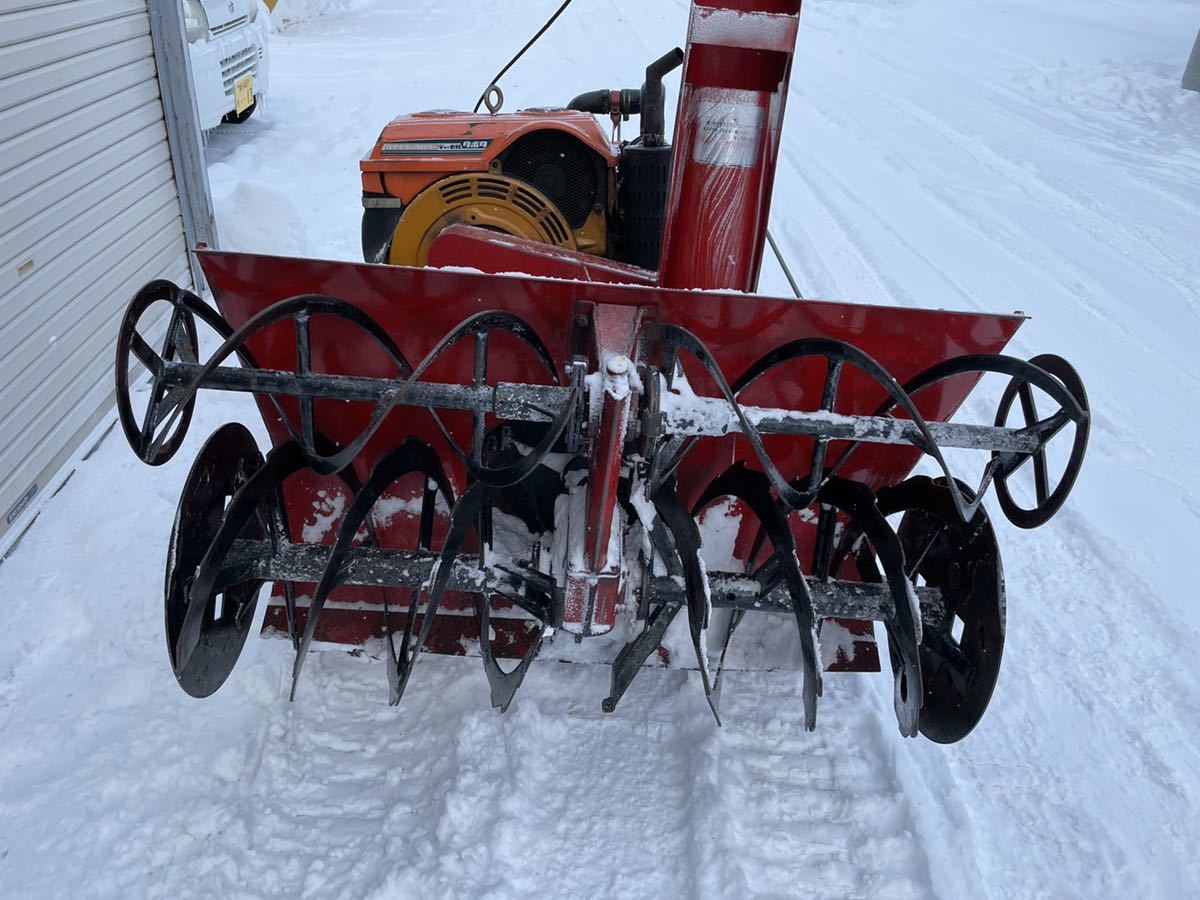 旭川発ワドー 除雪機 ディーゼルエンジン20馬力動作確認済み(除雪機 