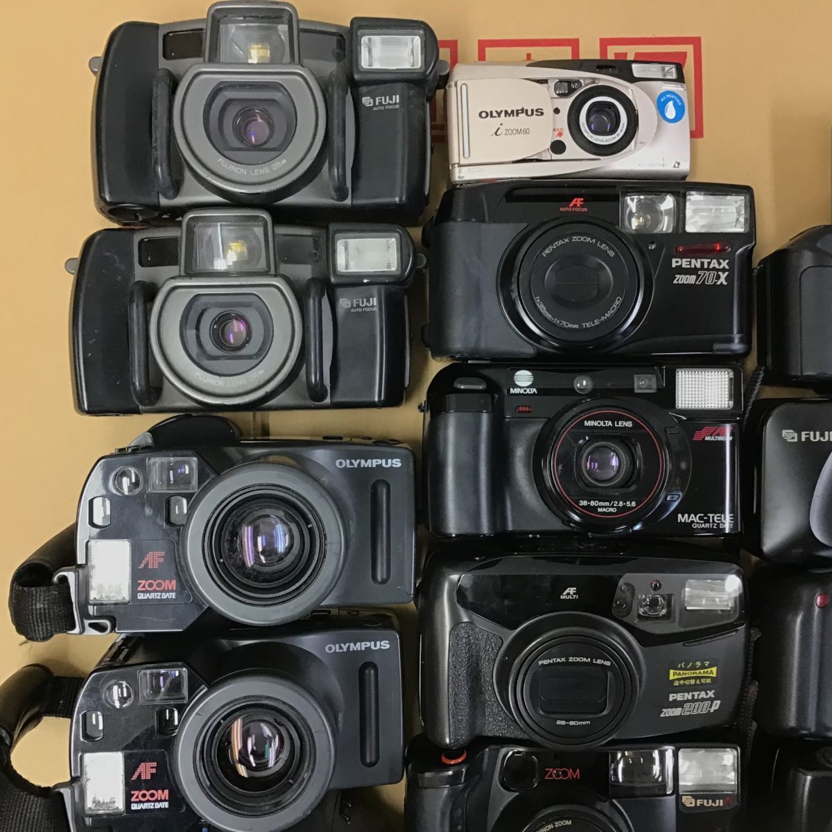 ■コンパクトフィルムカメラ■ Point & Shoot 35mm Film Camera 他 フィルムカメラ 64点セット まとめ ●ジャンク品 [3361TMC]
