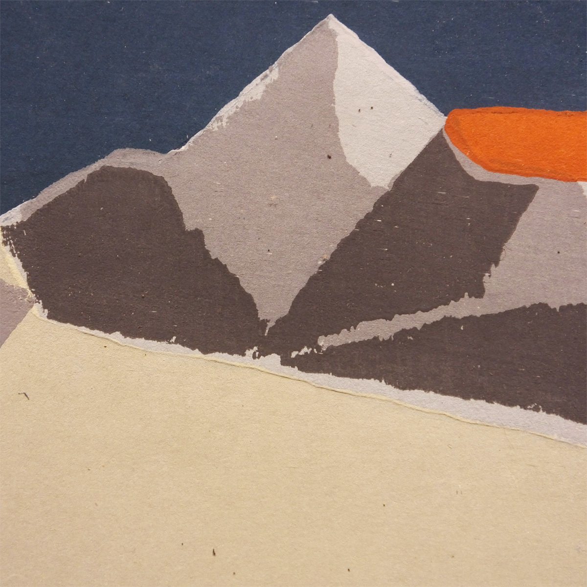 1円～◇おたからや◇x1220-03 畦地梅太郎 火山の跡 木版画 風景画