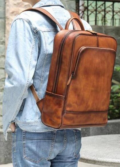 質感no 1 大容量 本革 リュックサック メンズ レザー バックパック レトロ リュック アウトドア 通勤通学 カジュアル兼用 ディバッグ リュックサック デイパック 売買されたオークション情報 Yahooの商品情報をアーカイブ公開 オークファン Aucfan Com