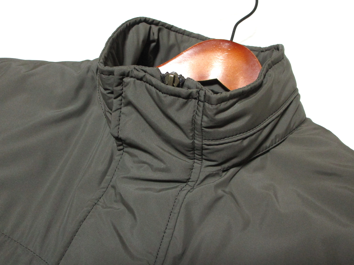 美品 JOSEPH ABBOUD ダウンライナー ミリタリーコート サイズLL カーキ 