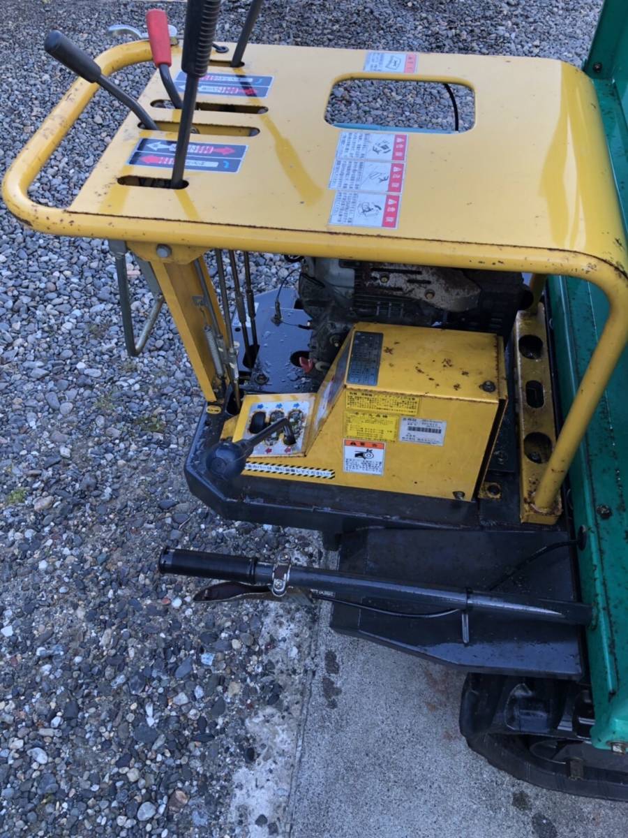 筑水 中古 運搬車 型式：BFC613 筑水キャニコム 中古 運搬車 BFC613 6馬力 最大積載量500kg 手動ダンプ