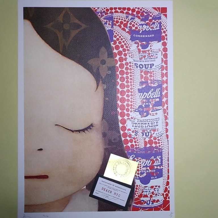 DEATH NYC 世界限定100枚 アートポスター 奈良美智 NARA YOSHITOMO 
