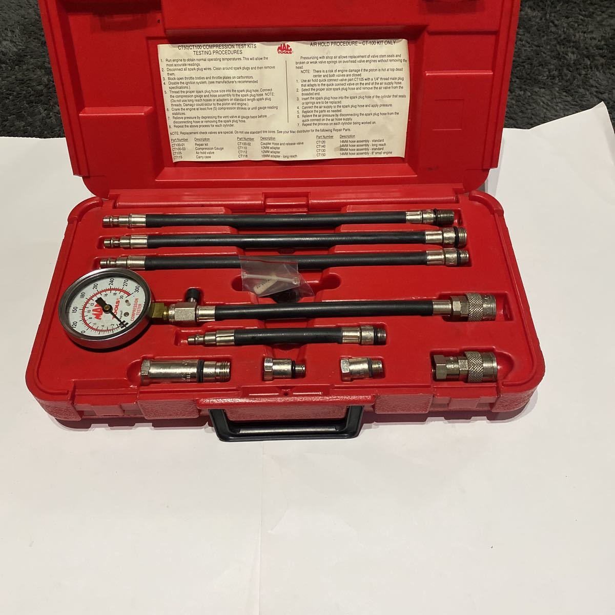 Compression Mac Test Tools マックツール Deluxe Kit, CT155 