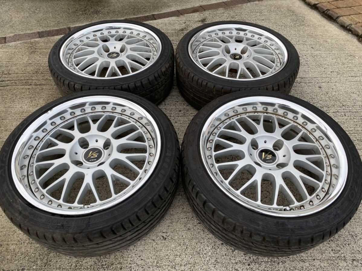 work VS VS-XX WORK VSXX 深リム VS-KF JDM PCD114.3 180sx s13