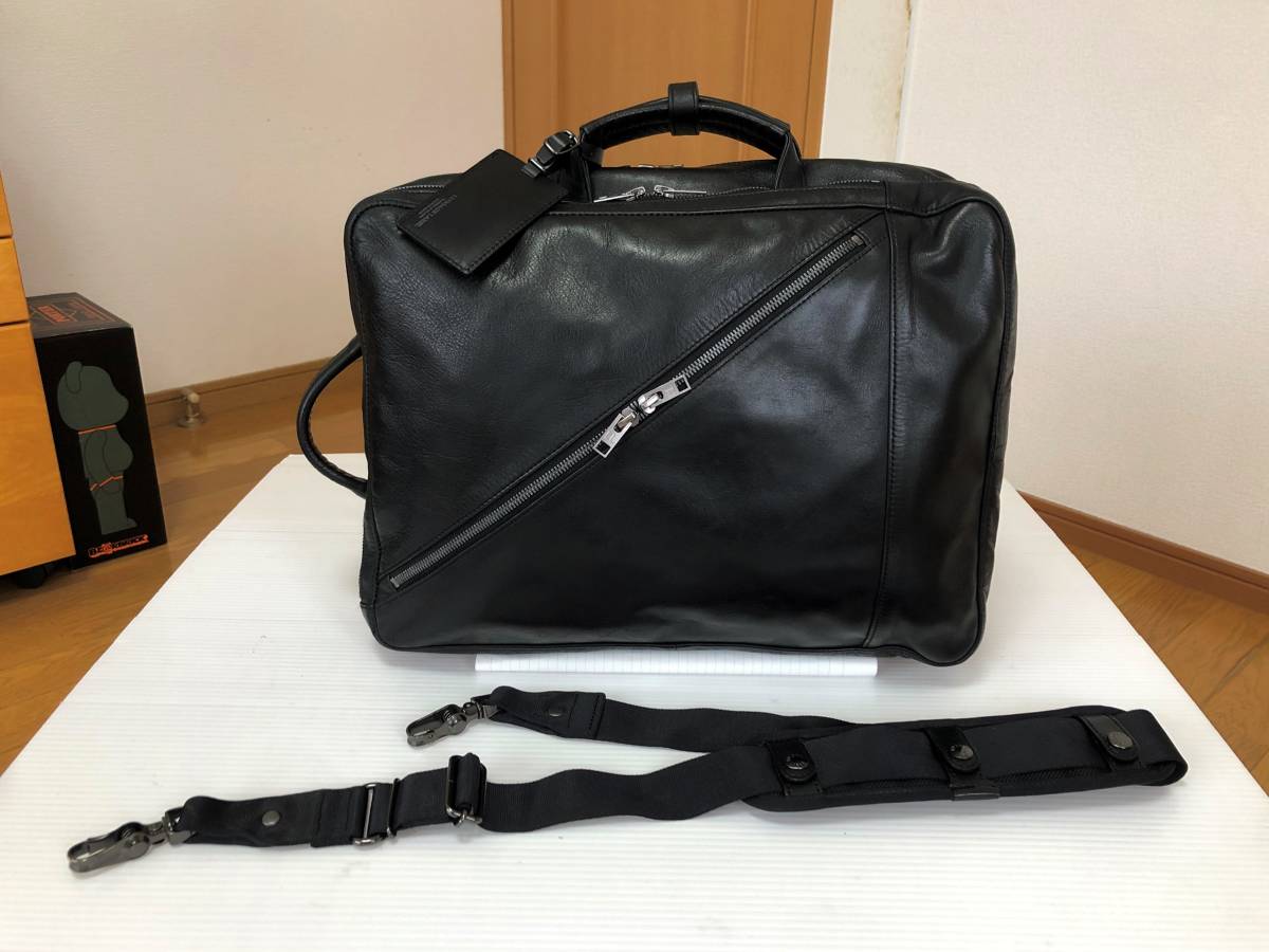 ポーター エレメント レザー 本革 3way リュック 2層 式 ブリーフ 