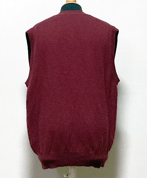 株)馬渕繊維☆JOLNO/ジョルノ☆カシミヤ100%ニットベスト超美品(新品 