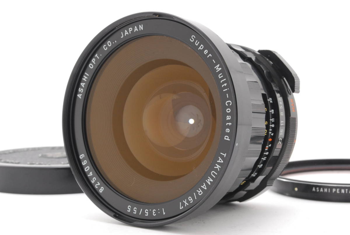 美品】Opt MINT Pentax SMC 6x7 Takumar 55mm f/3.5 MF Lens for 6x7 67
