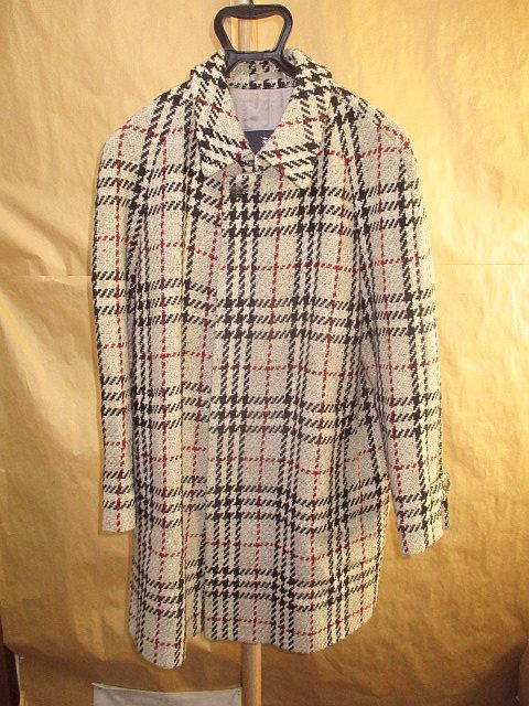 バーバリー BURBERRY LONDON ノバチェック柄 ジャガード アンゴラ 